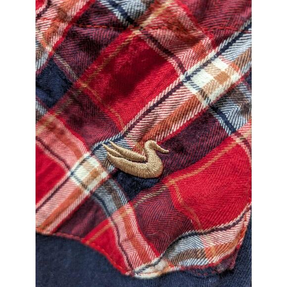 Southern Marsh Long Sleeve T Shirt Women’s S Blue Plaid Embroidered - Picture 4 of 8